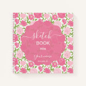 Pink Love Peony Notizblock (Vorderseite)