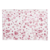  Pink Lovely Hearts Pattern  Kissenbezug (Vorderseite)