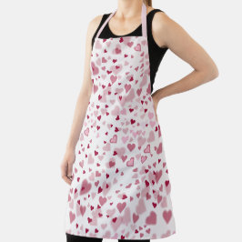  Pink Lovely Hearts Pattern  Schürze