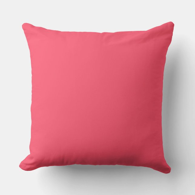 Pink, Lovely, Solid, Modern, Simple, Trendy Kissen (Vorderseite)