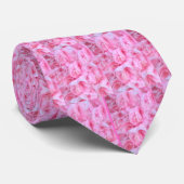 Pink Lover_ Krawatte (Gerollt)