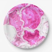Pink Luminosity Pappteller (Vorderseite)