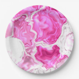 Pink Luminosity Pappteller