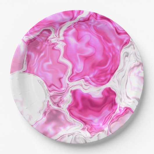 Pink Luminosity Pappteller (Vorderseite)