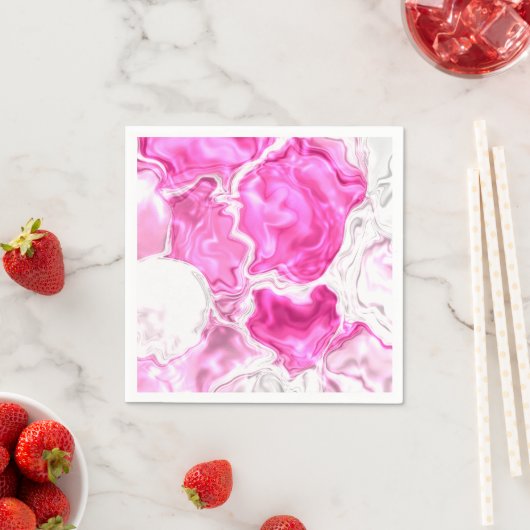 Pink Luminosity Serviette (Beispiel)