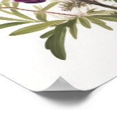 Pink Lupine Blume Art Print Poster (Ecke)