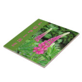 "PINK LUPINE" /FLORAL DESIGN FLIESE (Seite)