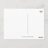 Pink Lupins @ Lake Tekapo New Zealand Postkarte (Rückseite)