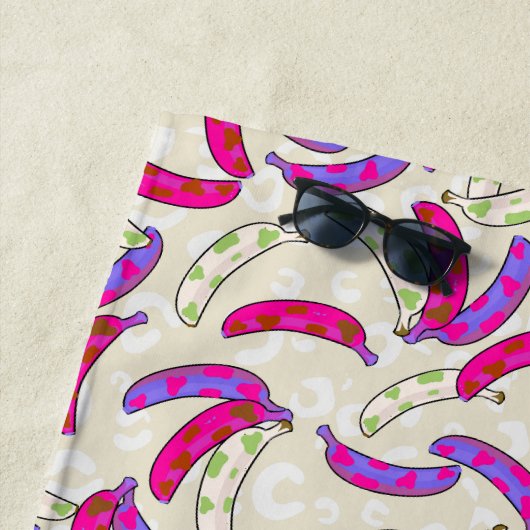 PINK LUSH BANANA BEACH TOWEL STRANDTUCH (Beispiel)