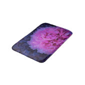 Pink Lush Peony Blume Badematte (Schrägansicht)