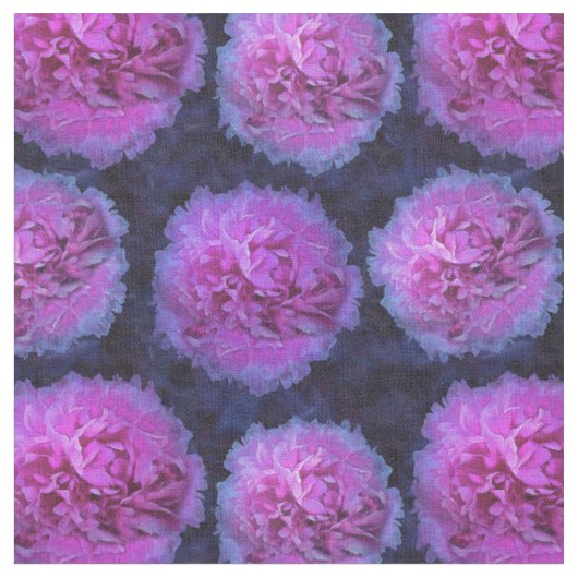 Pink Lush Peony Blumen Stoff (Nahaufnahme)