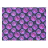 Pink Lush Peony Blumen Tischdecke (Vorderseite (Horizontal))