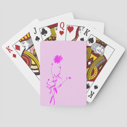 Pink Lush Playing Cards Spielkarten (Rückseite)