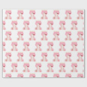 Pink lustig Bustier Corset Geschenkpapier (Flach)