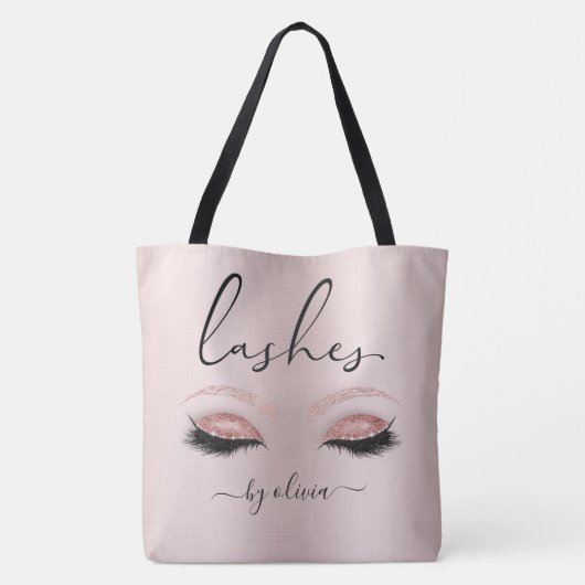 Pink Luxe Eyes Lashes Tasche (Rückseite)