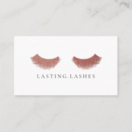 Pink Luxury Eyelash Extension Beauty Business Card Visitenkarte