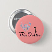 Pink M.O.H Diamond Button (Vorne & Hinten)