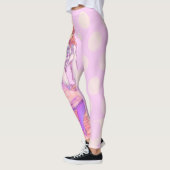Pink Macaron Girl Leggings (Links)
