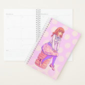 Pink Macaron Girl Planer (Anzeige)