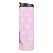 Pink Macaron Girl Thermosbecher (Nach rechts gedreht)