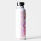 Pink Macaron Girl Trinkflasche (Rechts)
