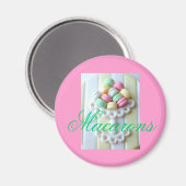 Pink Macarons Kühlschrankmagnet (Vorderseite/Rückseite)