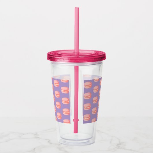Pink Macaroons Acryltrinkbecher (Rechts)