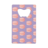 Pink Macaroons Geldbeutel Flaschenöffner (Vorderseite)