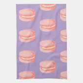 Pink Macaroons Geschirrtuch (Vertikal)