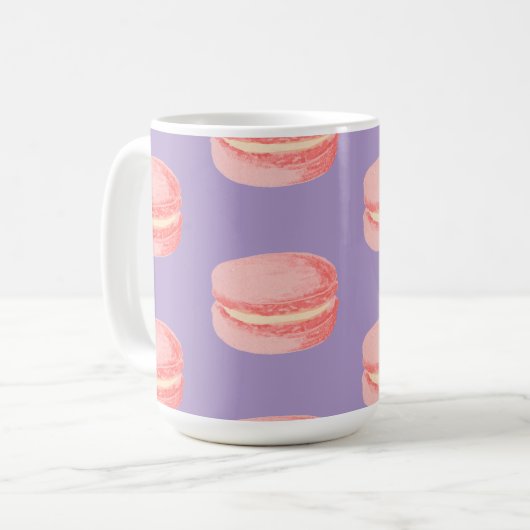 Pink Macaroons Kaffeetasse (Vorderseite Links)