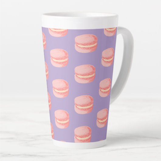 Pink Macaroons Milchtasse (Rechte Ecke)
