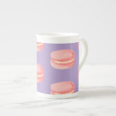 Pink Macaroons Porzellantasse (Vorderseite Rechts)