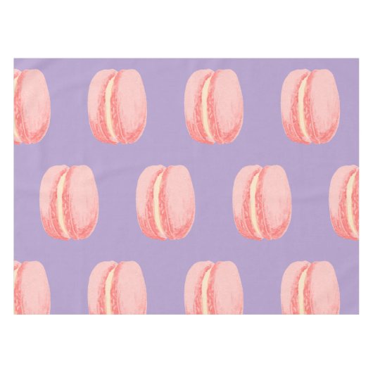 Pink Macaroons Tischdecke (Vorderseite (Horizontal))