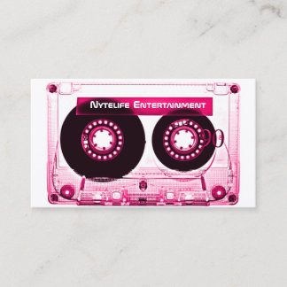 Pink (Mädchen) Mixtape Visitenkarte