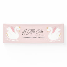 Pink mädchenhafte niedliche Schwan elegantes Babyd