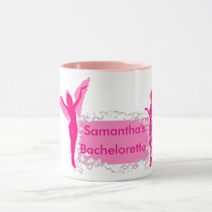 Pink mädchenhafter Junggeselinnen-Abschied Tasse