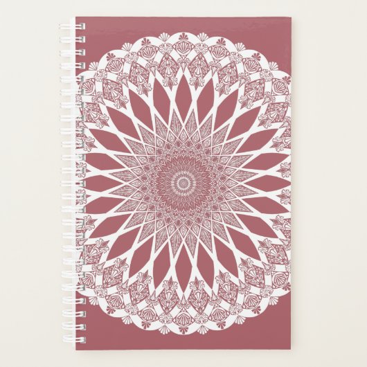 Pink Madder Tristyns Mandala Planer (Vorderseite)