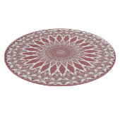 Pink Madder Tristyns Mandala Schneidebrett (Ecke)