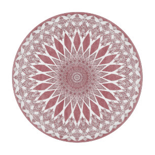 Pink Madder Tristyns Mandala Schneidebrett