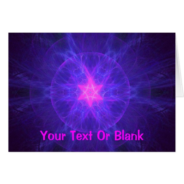 Pink Magen David (Vorderseite (Horizontal))