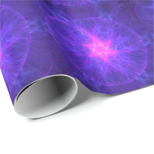 Pink Magen David Geschenkpapier (Rolleneckpunkt)