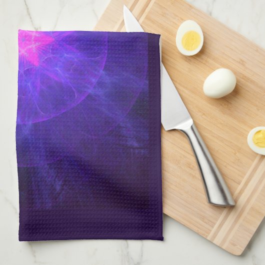 Pink Magen David Handtuch (Viertel Falte)