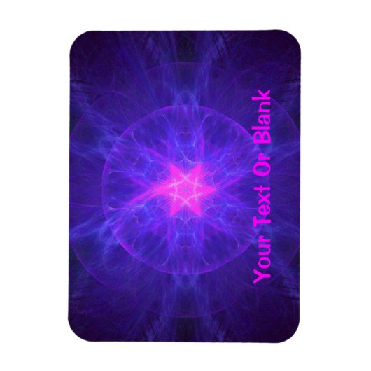 Pink Magen David Magnet (Vertikal)