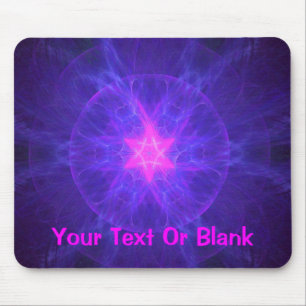Pink Magen David Mousepad