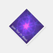 Pink Magen David Serviette (Ecke)