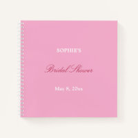 Pink Magenta Brautparty Gästebuch