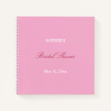 Pink Magenta Brautparty Gästebuch