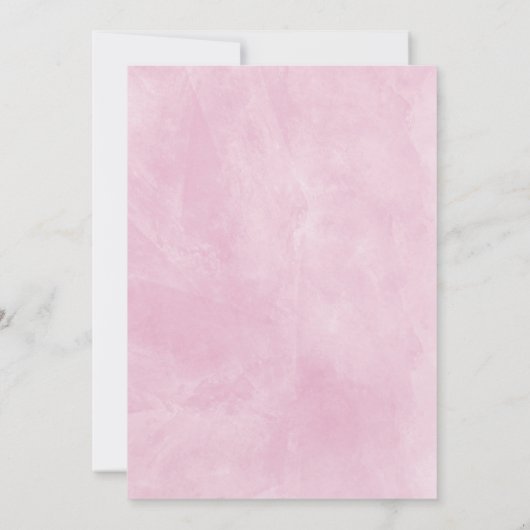 Pink Magenta Geometric Frame Brautparty Einladung (Rückseite)