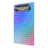 Pink Magenta Lila Mini Klemmbrett (Gewinkelt2)