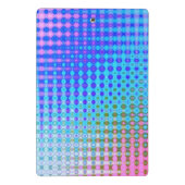 Pink Magenta Lila Mini Klemmbrett (Rückseite)